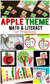 Educational math games help kids practice in a fun and rewarding way. Free Apple Theme Math Literacy Printables For Preschoolers Totschooling Toddler Preschool Kindergarten Educational Printables