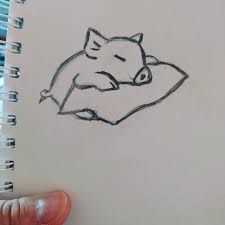 Maybe you would like to learn more about one of these? Viewer Advisory Cutness Alert Sleepy Piglet Drawing Pen Wip Piggy Piglet Sleeping Pillow Cute Piglet Drawing Animal Drawings Drawings