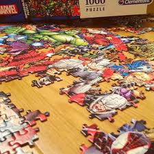 Marvel impossible 1000 piece puzzle. Clementoni 39411 Impossible Marvel Jigsaw Puzzle 1000 Pieces For Sale Online Ebay