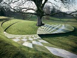 Patterns And Texture To Create Interest On What Normally Is A Monotonous Landscape Garden Of Cosmic Speculation Landscape Design Landscape Architect