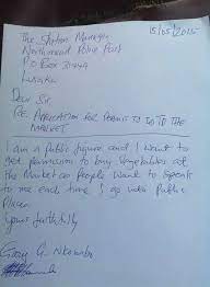 Make sure your browser doesn't change file extension or append a new one). Zambia More Public Figures Apply For Zambia Police Permit To Freely Visit Shops And Public Places