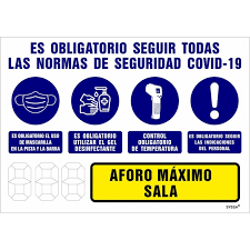 Es una empresa enfocada en ofrecer soluciones en gestión, formación y marketing para el sector cultural y creativo. Syssa Tienda Online Senal Aforo Maximo Sala Para Prevencion Covid 19