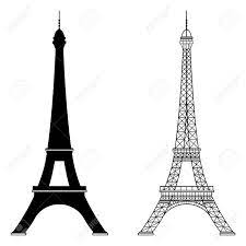 Tour Eiffel Vecteur Isolé Illustration, Il Est Facile De Modifier Et De  Changement. Clip Art Libres De Droits, Svg, Vecteurs Et Illustration. Image  65941297