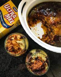 Cookingwithgaisang Homemade Malva Pudding With Ultra Mel Custard Recipe On My Highlights Desert Malvapudding Malva Pudding Food Recipes