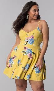 Short Floral Print Plus Size Party Dress Plus Size Party Dresses Plus Size Cocktail Dresses Ladies Dress Design