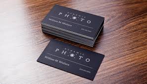 Black suede business cards with gold and black foil. 10 Stunning Examples Of Black Business Cards Gotprint Blog