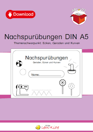 Nachspurubungen Din A5 Buchstaben Lernen Lernen Unterrichtsmaterial