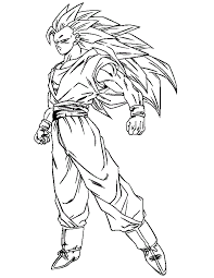 Free dragon ball z coloring page to print and color, for kids : Dragon Ball Z Trunks Character Coloring Page Free Printable Coloring Library