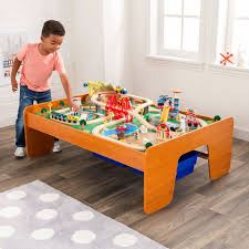 Kidkraft Ride Around Town Train Set Table Target Train Set Table Train Table Wooden Train Set Table