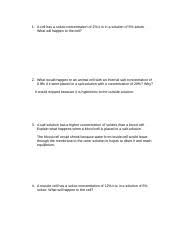 Check spelling or type a new query. Copy Of Osmosis Problems Set 1 1 A Cell Has A Solute Concentration Of 2 It Is In A Solution Of 5 Solute What Will Happen To The Cell 2 What Would Course Hero