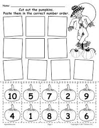 Printable Pumpkin Number Ordering Worksheet 1 10 Halloween Worksheets Halloween Kindergarten Numbers Kindergarten