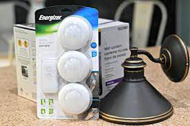 Install A Sconce Light With No Wiring Using A Puck Light Puck Lights Sconce Lighting Led Puck Lights