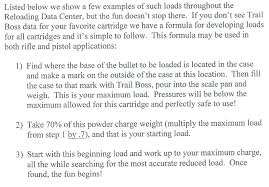 burn rate imr trail boss vs unique plus vmd shooters forum