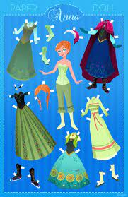 With their free princess paper doll cutouts to print, you can download a (pdf) template of the paper doll and a template of her wardrobe designs (comes in an assortment of colors). Disney News Disney Paper Dolls Disney Paper Dolls Frozen Paper Dolls