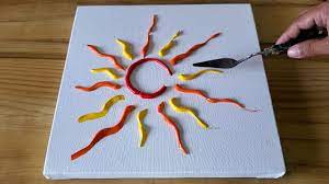 A wide variety of sunrise painting options are available to you, such as scenery, landscape and seascape.you can also choose from. Sunrise Or Sunset Easy Abstract Landscape Painting Demo Satisfying Project 100 Days Day 94 Youtube