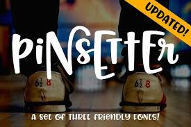 You can find over 79364 other regular fonts on fontsup. Pinsetter Three Fun Fonts 11032 Display Font Bundles Cool Fonts Friends Font Font Bundles