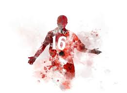 Roy Keane Art Print Manchester United Football Sport Gift Wall Art Home Decor Manchester United Art Sports Art Manchester United