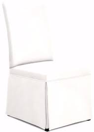 We offer parsons chairs for your dining room, parsons chairs with arm rests, pleated skirts, straight back options, more intricate designs with different fabric options, fancier leather options for an office or professional space, and parsons chairs that come in bench styles. Hazel Skirted Parson Chair