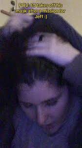 #POV : EJ takes his mask off after a mission for Jeff :) (I thought this  was cool PLUS duets are open if you are 16+✨) #eyelessjack  #eyeslessjackcosplay #eyelessjackcreepypasta #vibing #maskedguy #gay ...