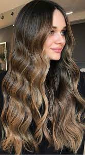 Tortoiseshell brown hair with honey blonde highlights. 37 Brown Hair Colour Ideas And Hairstyles Warm Brown