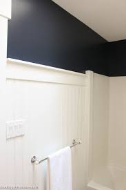 Such a gorgeous mix of color, pattern and finishes, and the navy cabinetry is timeless. Painting Hale Navy In No Time Flat Orc Week 4 The Happy Housie