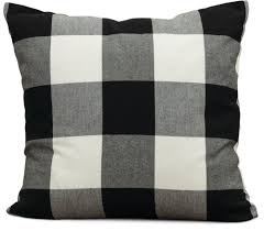 Black And White Buffalo Plaid Chair Cushions Black And White Buffalo Plaid Throw Pillow In 2020 Plaid Throw Pillows Rust Colored Throw Pillows Throw Pillows