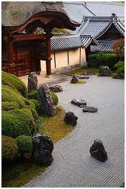 Rock Garden Komyo Ji Temple Japanese Garden Japan Garden Zen Garden