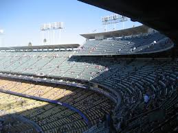 Dodger Stadium Reserve Level Infield Baseball Seating