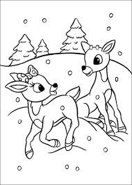 Here is an opportunity to indulge the cute creature with generous doses of color. Reindeer Coloring Pages For Toddlers Novocom Top