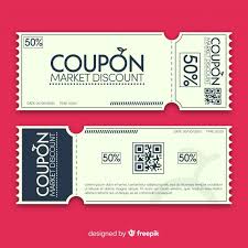 modern coupon template design vector free download