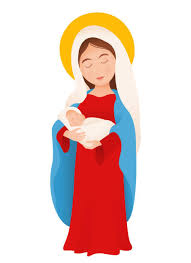 100 Cartoon Of The Mother Mary With Child Jesus Illustrations Clip Art Istock