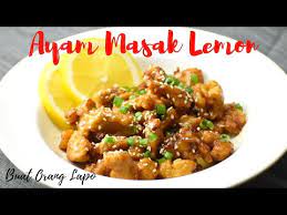 Setelah mendidih masukan larutan tepung tapioka perlahan sambil diaduk; Ayam Masak Lemon Lemon Chicken Youtube