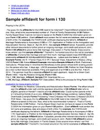 Usa necessity of affidavits in green card application. 19 Printable Sample I 751 Affidavit Forms And Templates Fillable Samples In Pdf Word To Download Pdffiller
