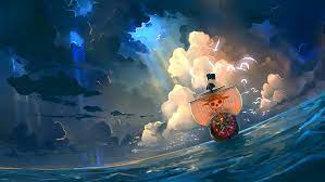 Una historia que transcurre en un mundo alternativo ambientado en la era edo. Hd Wallpaper One Piece Thousand Sunny Ship Ocean Clouds Artwork Anime Wallpaper Flare