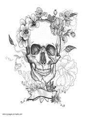 Drawing a realistic skull + symbolic meaning â€¢ 3d art timelapse. 33 Skull Coloring Pages For Adults Free