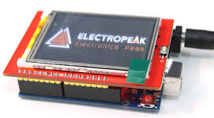 2 4 Tft Lcd Touch Shield For Arduino Uno Code A Z Guide To Arduino 2 4 Touch Screen Lcd Shield Tutorial Electropeak In 2020 Arduino Lcd Arduino Lcd