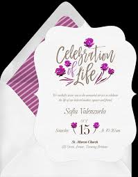 Staying at a hotel popular with celebrities means you could swim in the same pool as kate hudson once did or sleep in madonna's favorite oceanfront suite. 21 Beautiful Celebration Of Life Invitations To Honor Your Loved One