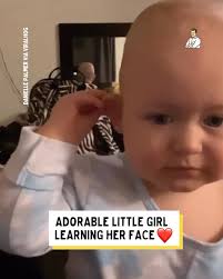 13 Month Old Learning Her Face