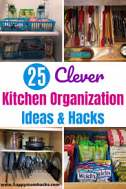 25 clever kitchen organization ideas