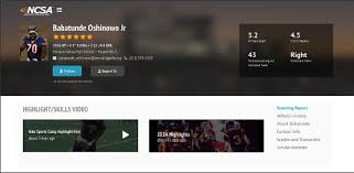 sample athletic resumes