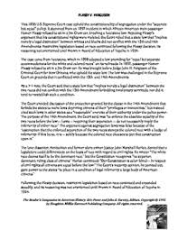 Have students read articles below concerning plessy v. Plessy V Ferguson Landmark Supreme Court Case Reading With Graphic Organizer