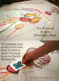 An excellent chart on how brain. Nervous System Lesson With Printable Game Meet Penny Nervous System Lesson Human Body Activities Nervous System Projects