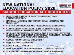 New Education Policy 2020 From Single Higher Education Regulator To Revised Structure Of K12 Key H Zedua Com
