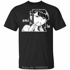 Download now bukan senyum tulus ini 5 karakter anime mengerikan di balik senyum. Anime Manga T Shirt Hitam Meme Anak Perempuan Sekolah Lucu Wajah Konyol Senyum Bahagia Kaus Katun Pria Kaus Anime Harajuku T Shirt Aliexpress