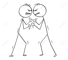 Cartoon Stick Figure Drawing Conceptual Illustration Of Two Men Royalty Free Cliparts Vectors And Stock Illustration Image 119729577 Fist fighting is a popular sport in russia and in many other cultures. cartoon stick figure drawing conceptual illustration of two men