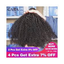 Mongolian Afro Kinky Curly Hair Human Hair Bundles 4b 4c