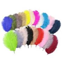Atacado 15-20cm | 6-8 polegadas pena artesanato dyed desembaraçado grande  fornecedor promocional barato branco casamento penas de avestruz para venda