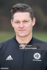 Dennis Weiland of DFB poses during a portrait session of the DFB Pro...  News Photo