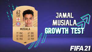 Fifa 21 jamal musiala rating, stats, potential & more! Jamal Musiala Growth Test Fifa 21 Career Mode Youtube