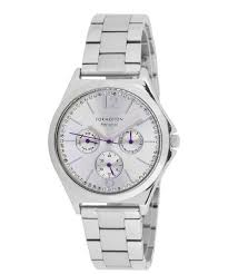 Ferrucci Metal Bayan Kol Saati Tasli Fonksiyonlu Gri Metal Gri Koltuklar